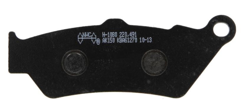 NHC Front, Rear Height: 40.0mm, Thickness: 7.7mm Brake pads H1080-AK150 buy
