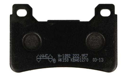 NHC Height: 47.4mm, Thickness: 8.0mm Brake pads H1092-AK150 buy
