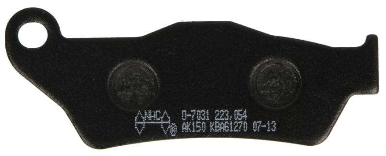 NHC O7031-AK150 Brake pad set 5D7F581100