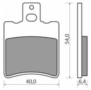 NHC Front, Rear Height: 49.6mm, Thickness: 7.0mm Brake pads O7034-CU7 buy