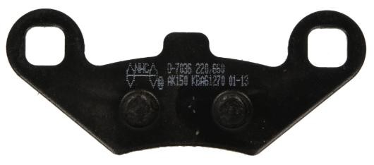 NHC Front, Rear Height: 39.5mm, Thickness: 6.9mm Brake pads O7036-AK150 buy