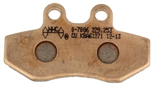 NHC Front, Rear Height: 41.2mm, Thickness: 9.0mm Brake pads O7086-CU7 buy