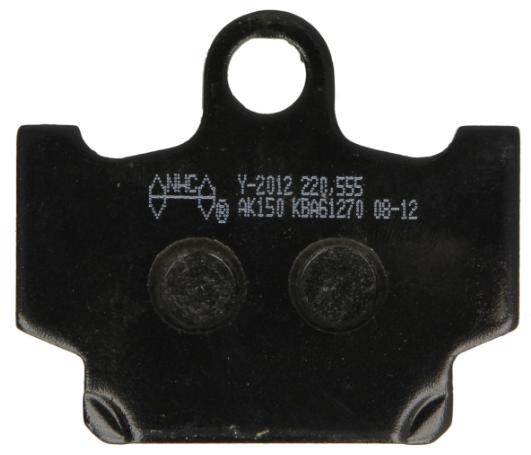 NHC Front Height: 58.7mm, Thickness: 8.4mm Brake pads Y2012-AK150 buy