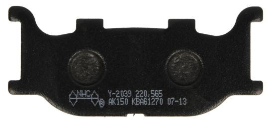 Original Y2039-AK150 NHC Brake pads experience and price