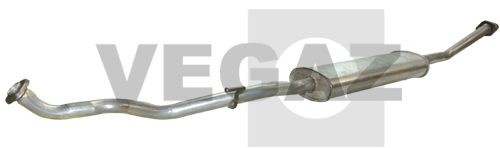 VEGAZ DS-341IMA Middle silencer NISSAN NOTE 2005 in original quality