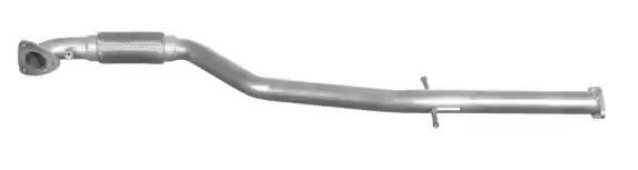OR-418 VEGAZ Exhaust pipes SAAB Length: 1410mm, Front, for vehicles with soot particulate filter