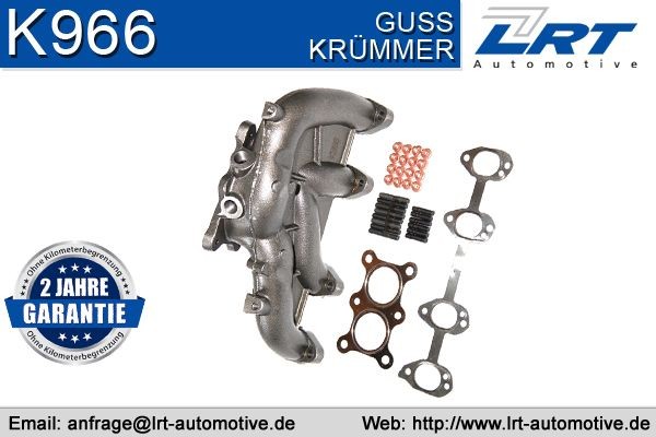 VEGAZ Exhaust manifold VAK-315 Volkswagen GOLF 2016