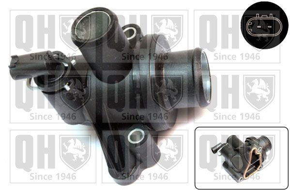 Coolant thermostat QUINTON HAZELL Opening Temperature: 87°C, with seal - QTH524K