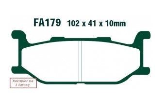 EBC Brakes Height: 41mm, Thickness: 10mm Brake pads SFA179 buy