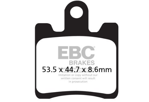 EBC Brakes SFA283/4HH Brake pad set