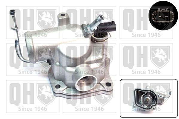 QUINTON HAZELL QTH598K Engine thermostat Opening Temperature: 87°C, with seal