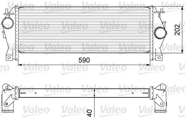 Original 818340 VALEO Intercooler LAND ROVER