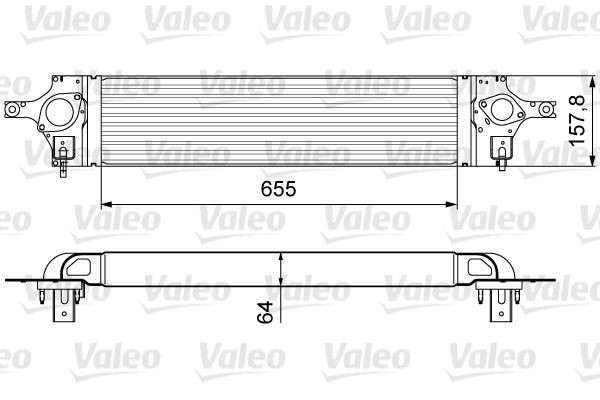 VALEO 818358 Intercooler without EGR valve