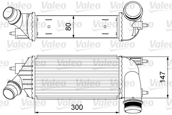 Original 818583 VALEO Intercooler FIAT
