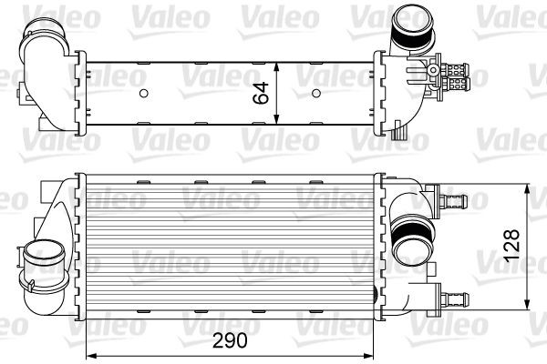 VALEO 818585 Intercooler Fiat Panda 312 0.9 Natural Power 86 hp Petrol/Compressed Natural Gas (CNG) 2015 price