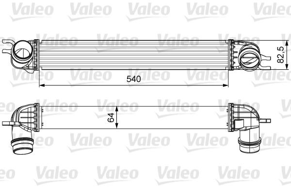 VALEO 818605 Intercooler without EGR valve