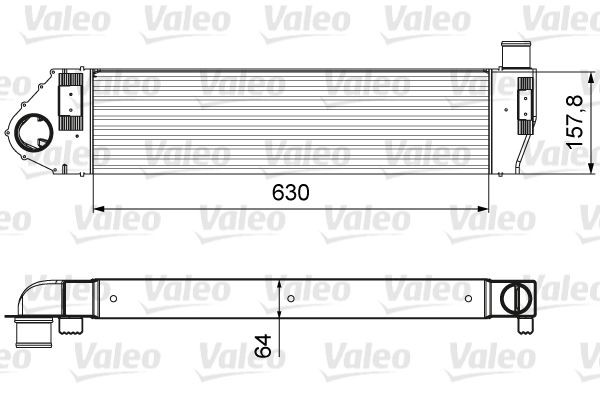 VALEO 818621 Intercooler without EGR valve