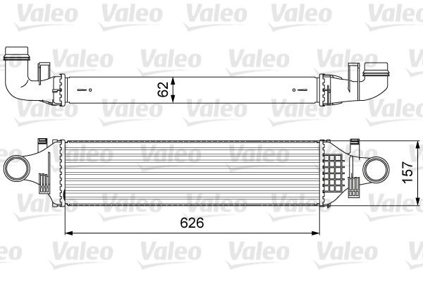 VALEO 818624 Intercooler without EGR valve