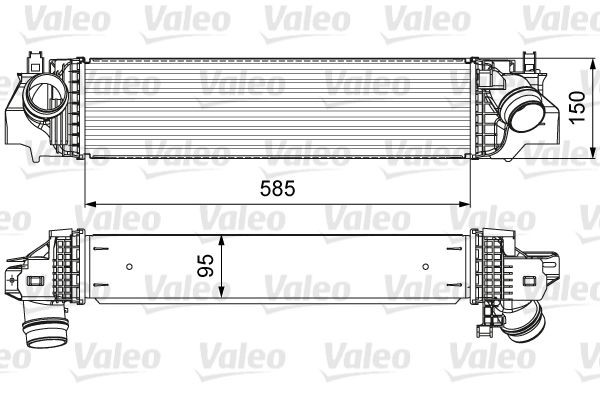 VALEO 818640 Intercooler without EGR valve
