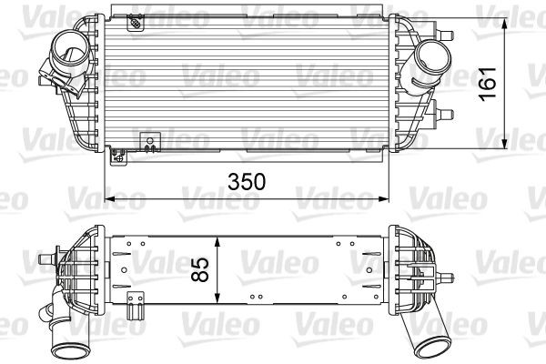 Chłodnica powietrza intercooler Hyundai i40 2017 w oryginalnej jakości VALEO 818665