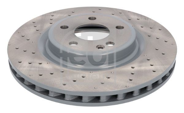 FEBI BILSTEIN Front Axle, 320x30mm, 5x112, perforated/vented, Coated Ø: 320mm, Rim: 5-Hole, Brake Disc Thickness: 30mm Brake rotor 107501 buy