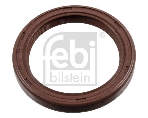 107663 FEBI BILSTEIN Crankshaft oil seal NISSAN frontal sided, FPM (fluoride rubber)