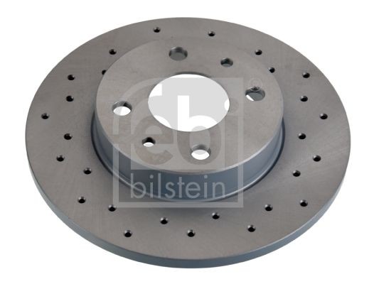 FEBI BILSTEIN Rear Axle, 240x11mm, 4x98, Perforated, solid, Coated Ø: 240mm, Rim: 4-Hole, Brake Disc Thickness: 11mm Brake rotor 107724 buy