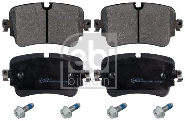 FEBI BILSTEIN 116231 Brake pad set Rear Axle, prepared for wear indicator, with screw set