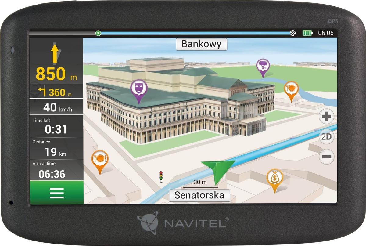 NAVE500 NAVITEL 5 Zoll, mit Blitzerwarner, Sprachsteuerung Navigationssystem NAVE500 kaufen