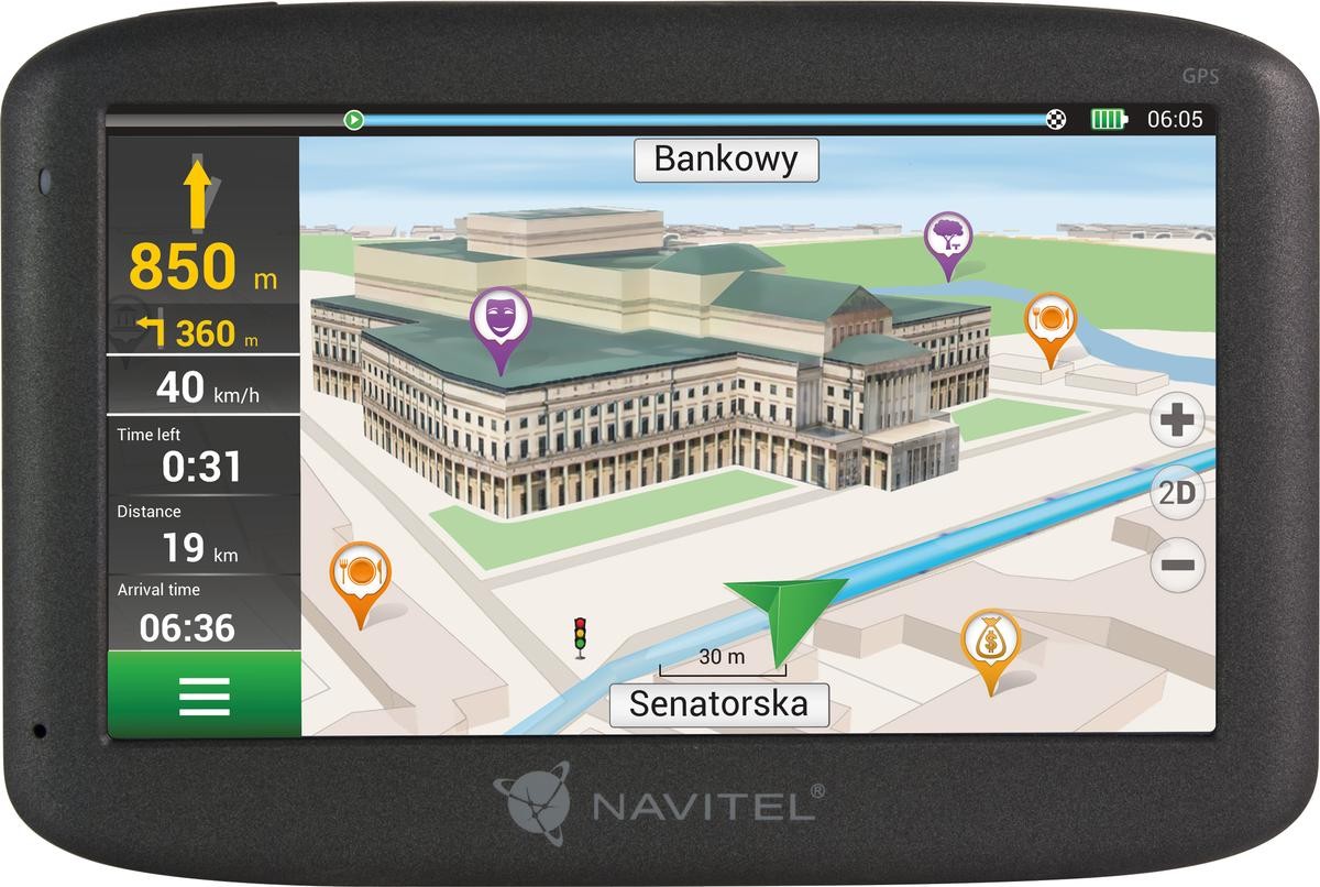 Navegación GPS Navegador GPS Universal para Coche de 7 Pulgadas Navegación  con Pantalla Táctil de Al ANGGREK Otros