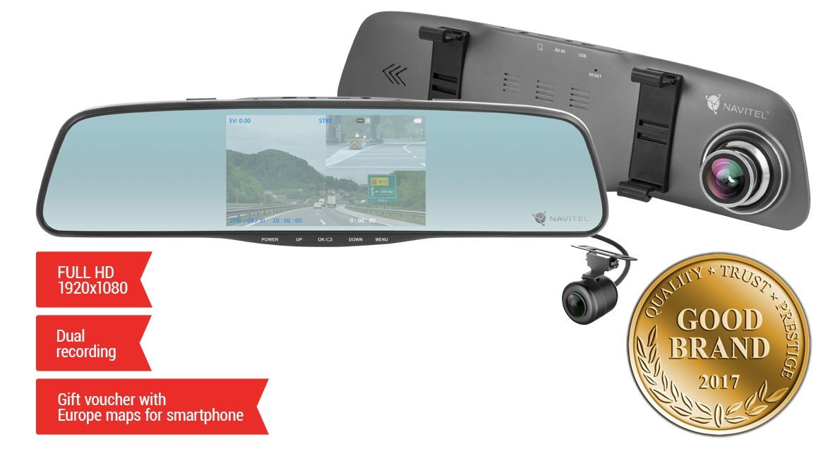 Lamax S9 Dual Rückfahrkamera, Dashcam mit GPS Blickwinkel