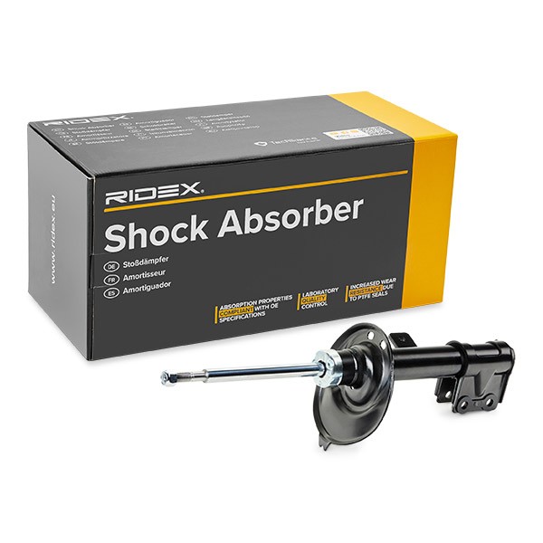 RIDEX 854S2203 Shock absorber Gas Pressure, Ø: 51, Twin-Tube, Suspension Strut, Top pin