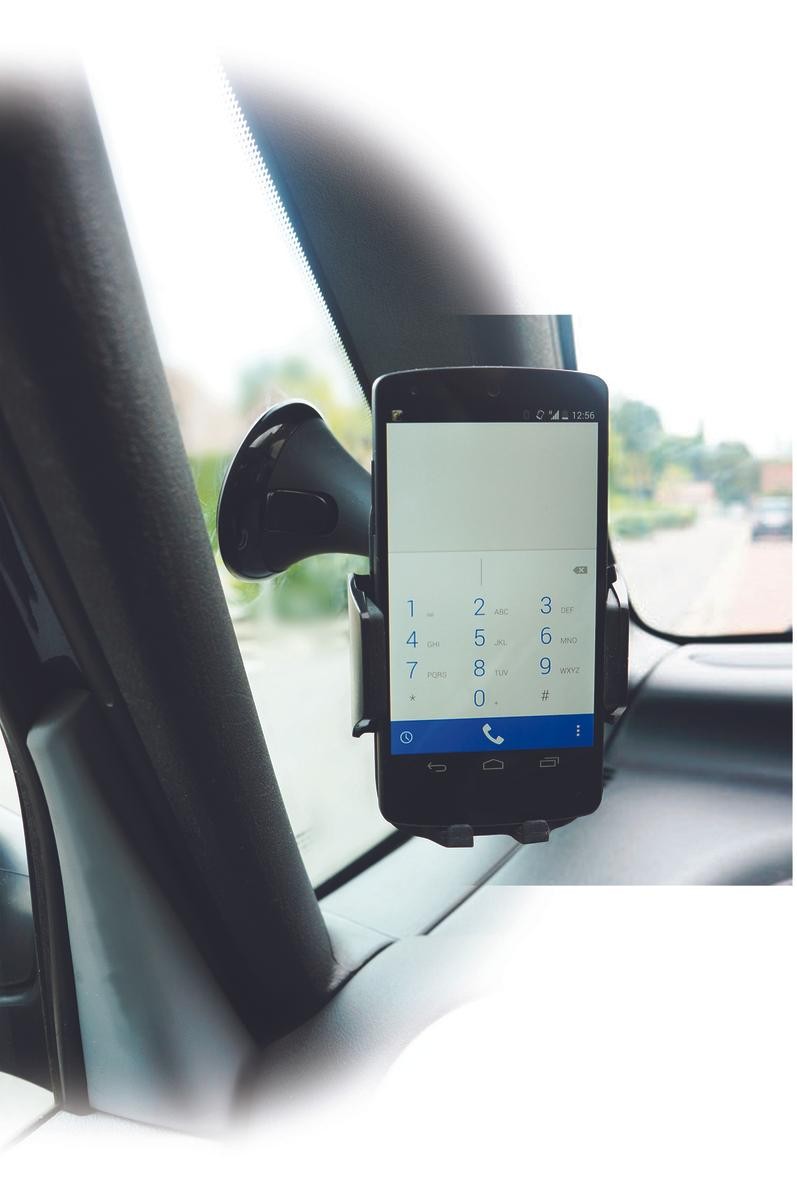 ▷ Soporte telefono movil GPS cristal coche