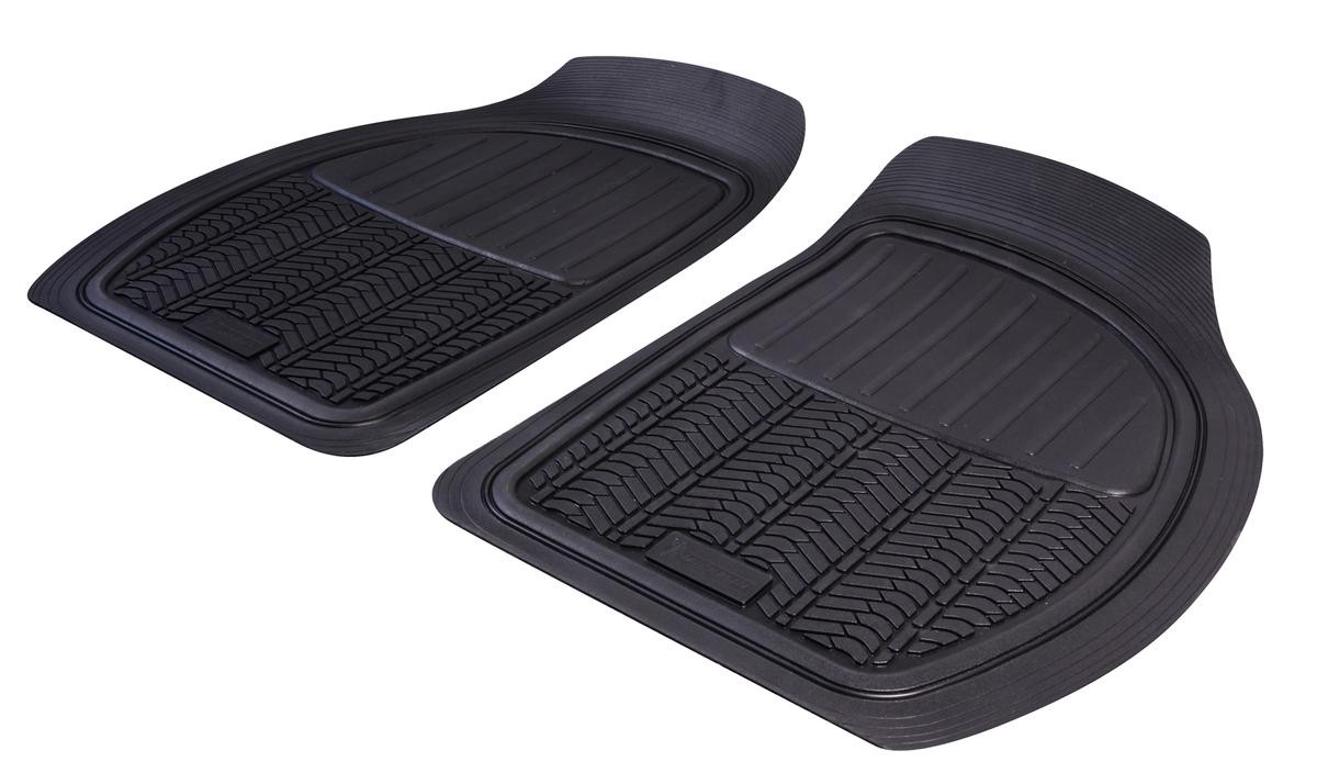 Michelin 009071 Floor mats Rubber, Front, Quantity: 2, black, Universal fit