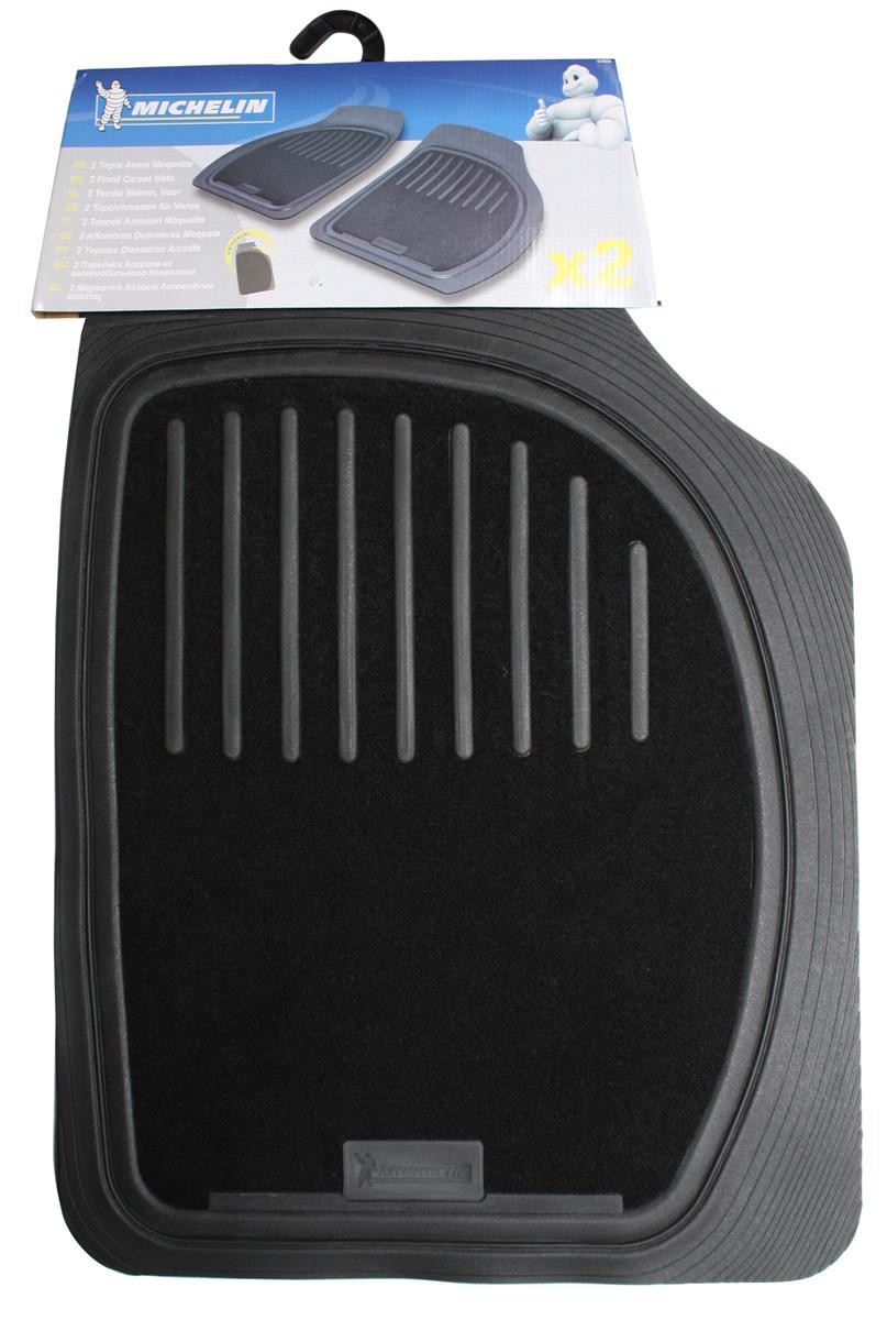 009074 Michelin Floor mats Elastomer, Front, Quantity: 2, Black, Universal  fit ▷ AUTODOC price and review