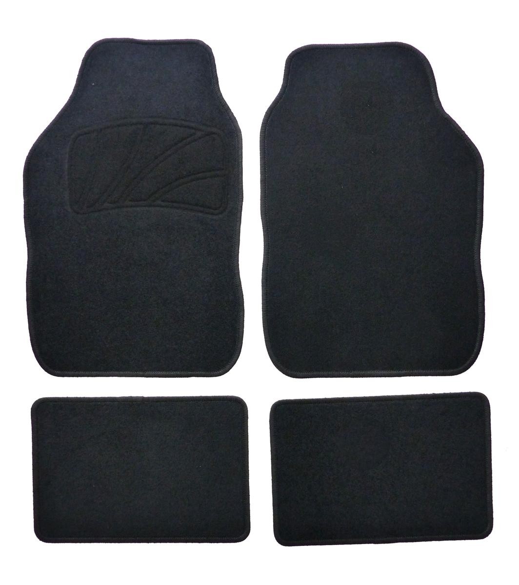 XL 551508 Floor mats Textile, Front and Rear, Quantity: 4, black, Universal fit