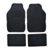 551508 Tapis de sol Textile, avant et arrière, Quantité: 4, noir XL à petits prix à acheter dès maintenant !