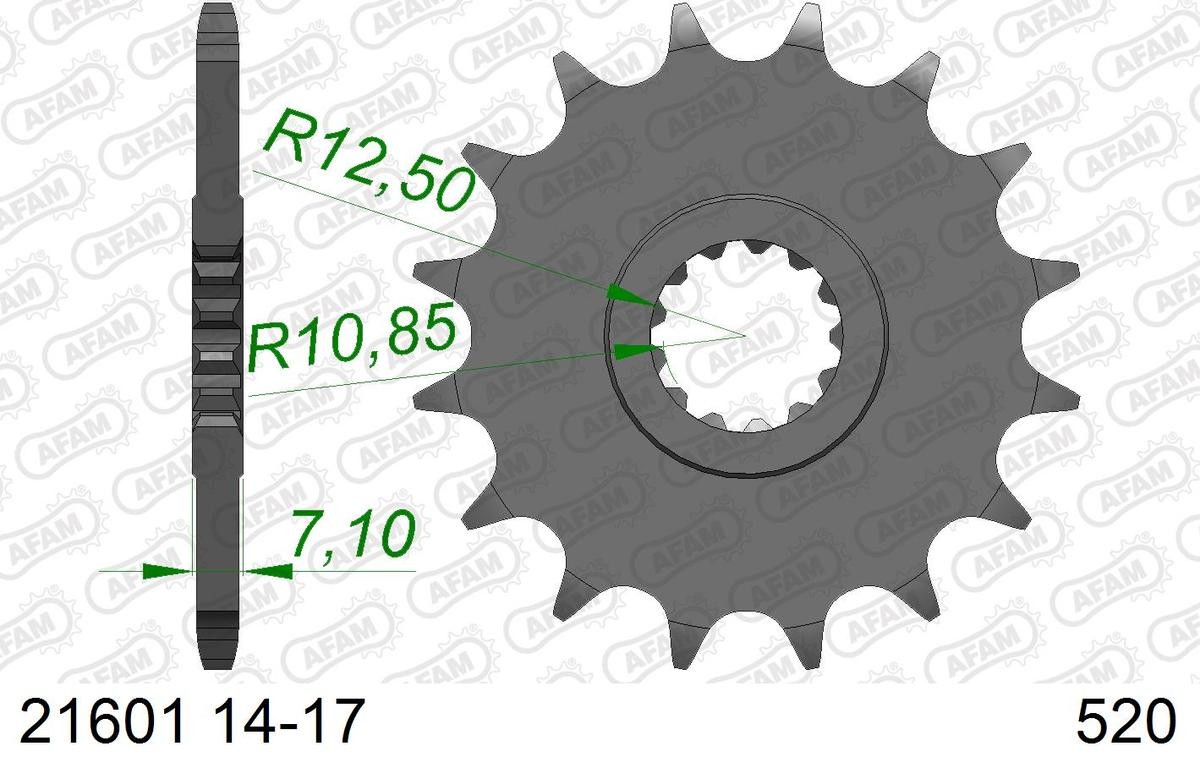 AFAM Number of Teeth: 16 Chain Pinion 21601-16 buy