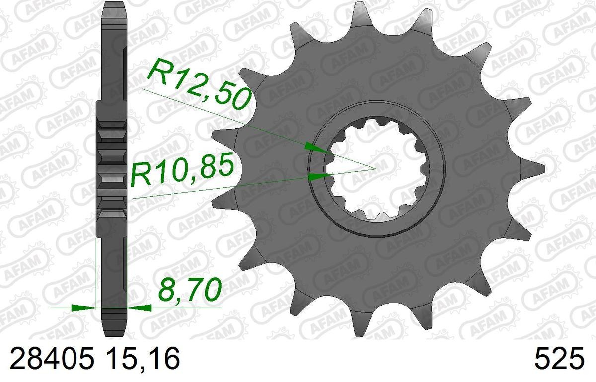 AFAM Number of Teeth: 15 Chain Pinion 28405-15 buy