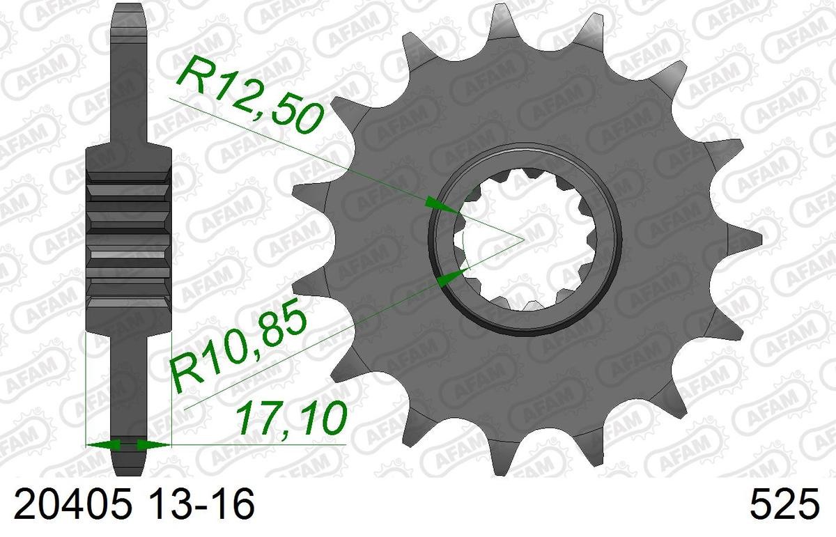 AFAM Number of Teeth: 16 Chain Pinion 20405-16 buy
