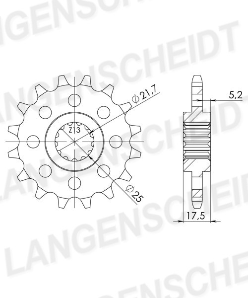 2040516 Chain Pinion AFAM 20405-16 review and test