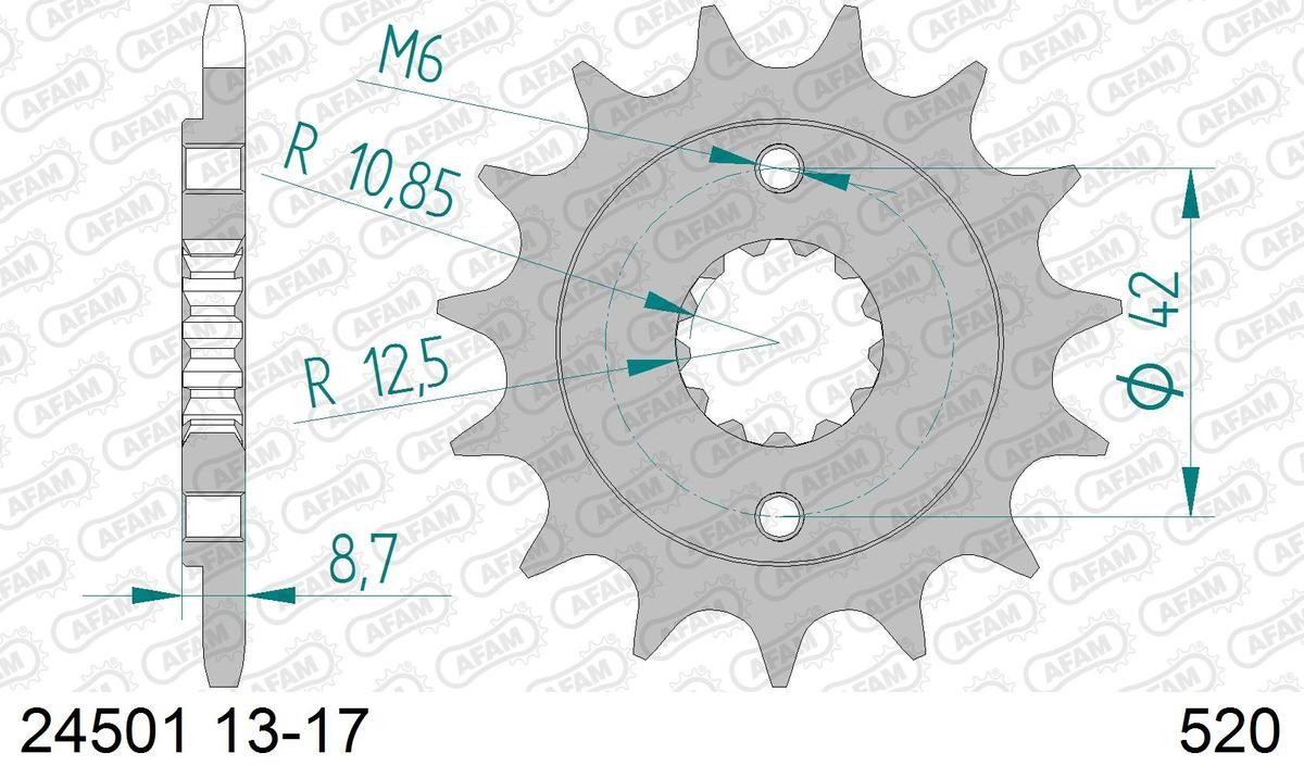 AFAM Number of Teeth: 16 Chain Pinion 24501-16 buy