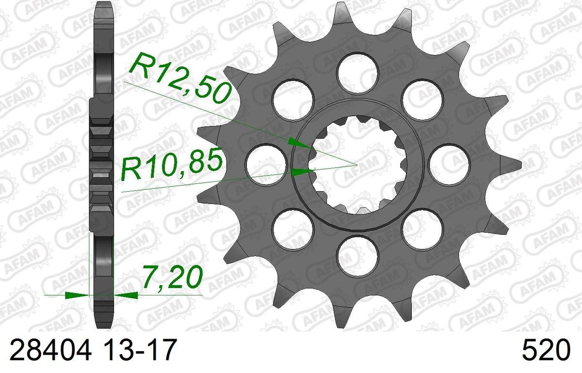 AFAM Number of Teeth: 17 Chain Pinion 28404-17 buy