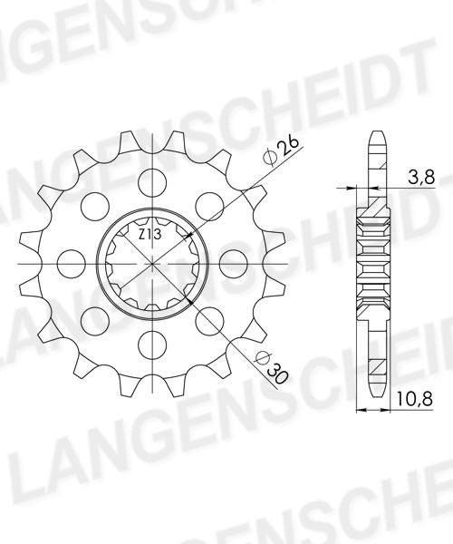 2180417 Chain Pinion AFAM 21804-17 review and test