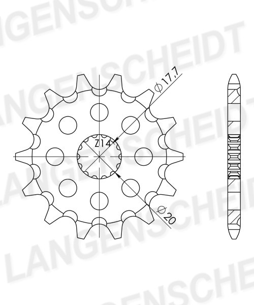 2120313 Chain Pinion AFAM 21203-13 review and test