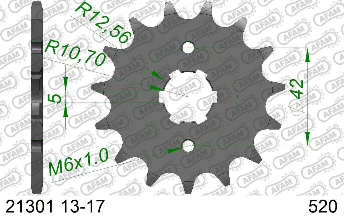 AFAM Number of Teeth: 14 Chain Pinion 21301-14 buy