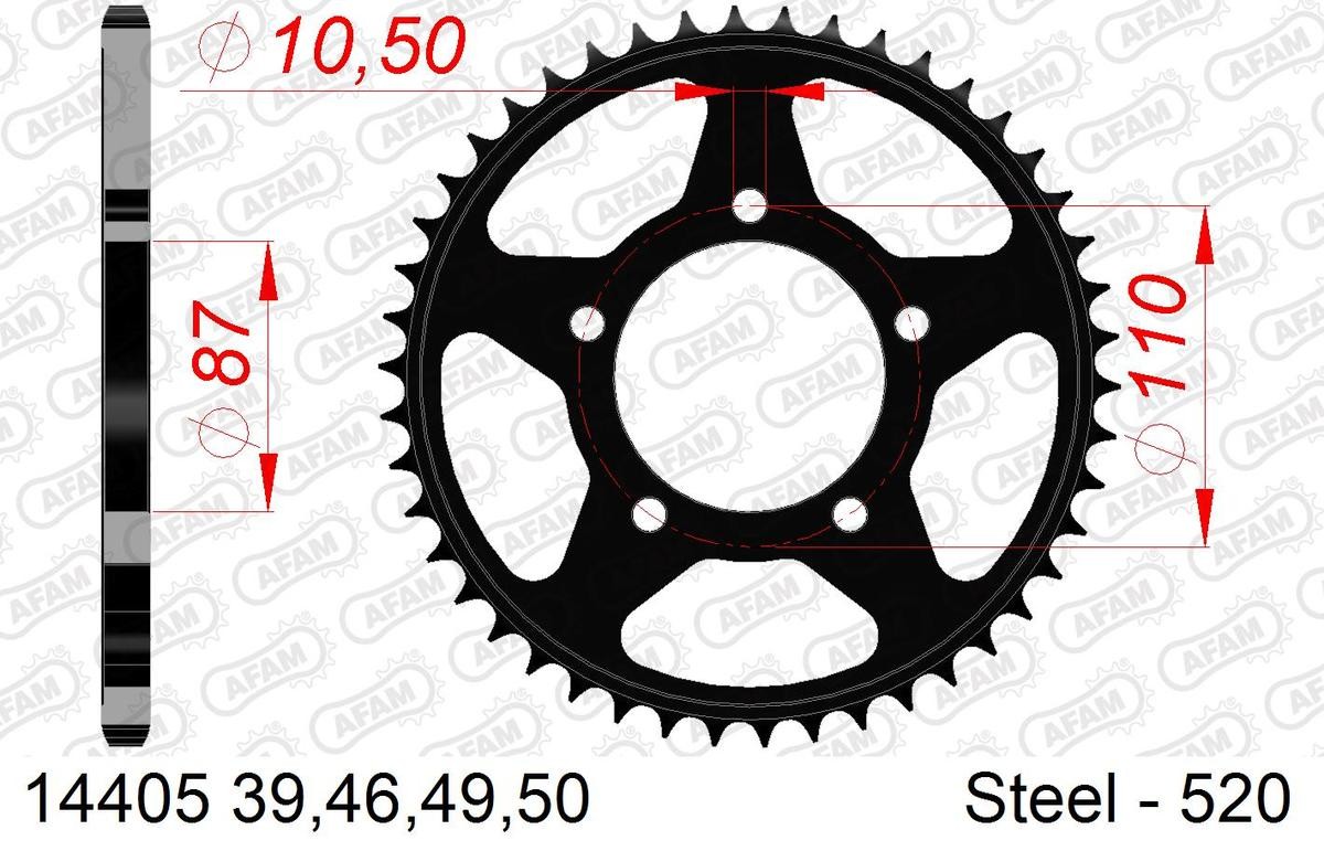 AFAM 14405-46 Chain Sprocket cheap in online store