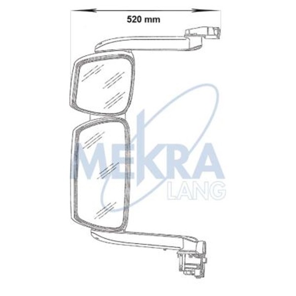 MEKRA Right Outside Mirror, driver cab 59.1008.018.099 buy