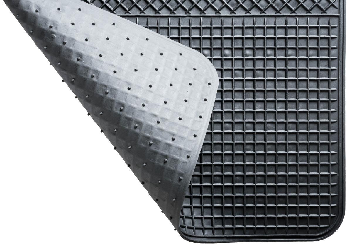 28038 WALSER EVO Fußmatten Gummi, vorne und hinten, Menge: 4, schwarz,  Universelle passform, 64 x 45, 45 x 33 | AUTODOC Preis und Erfahrung | Automatten