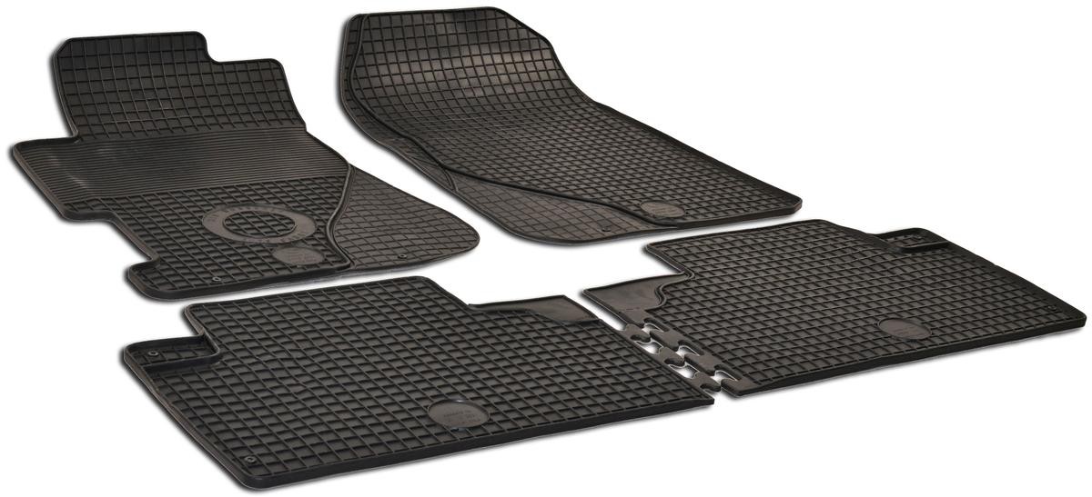 WALSER Rubber, Front and Rear, Quantity: 4, black, Tailored Car mats 50345 buy